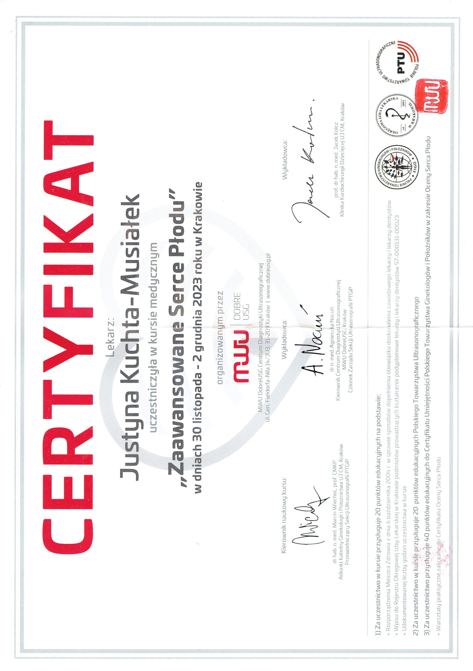 Ginekolog Słupsk - Justyna Kuchta-Musiałek